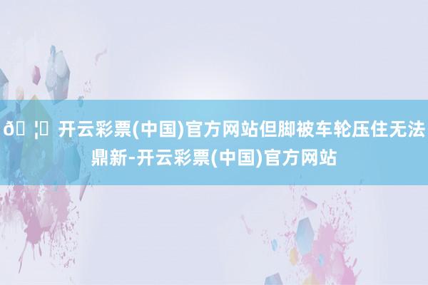 🦄开云彩票(中国)官方网站但脚被车轮压住无法鼎新-开云彩票(中国)官方网站